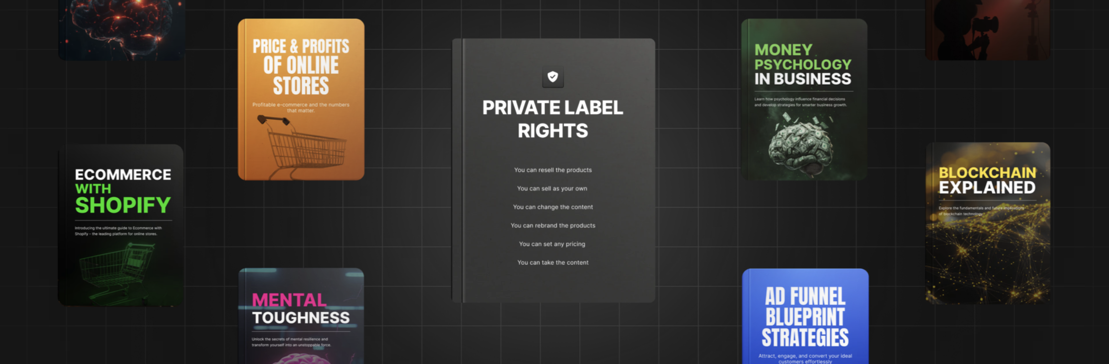 Private Label Rights Products Showcase